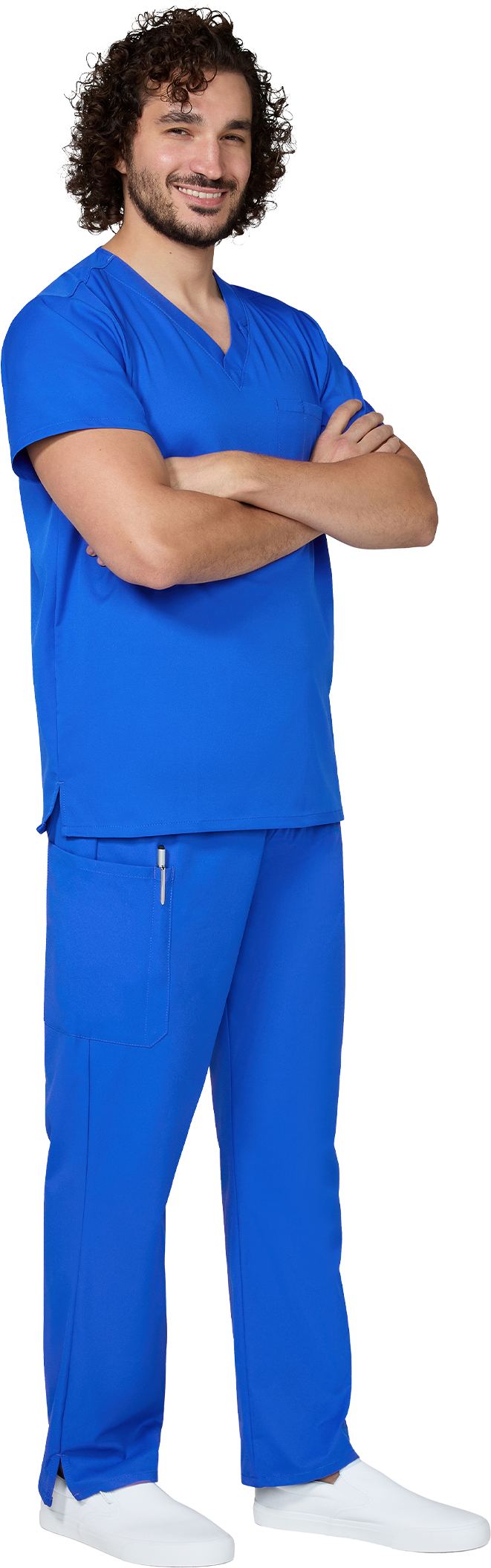 Blue Respond scrubs